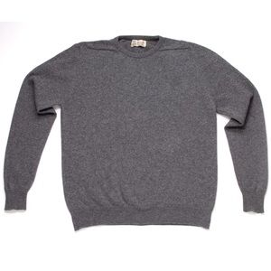 Pringle of Scotland 100% lambswool Charcoal Gray Sweater men’s M